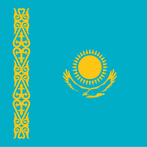 Kazakhstan Flag