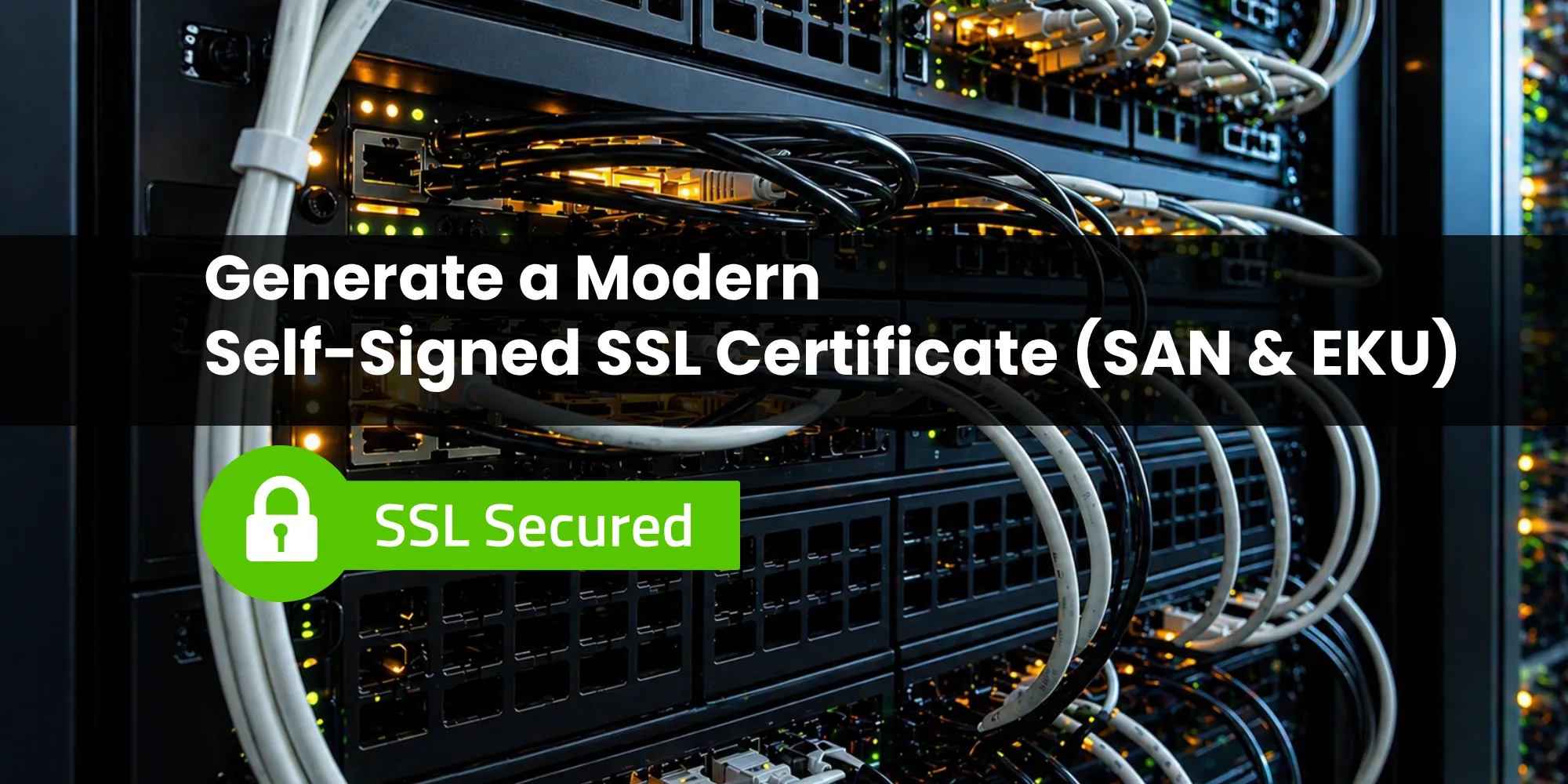 Generate a Modern Self-Signed SSL Certificate (SAN & EKU)