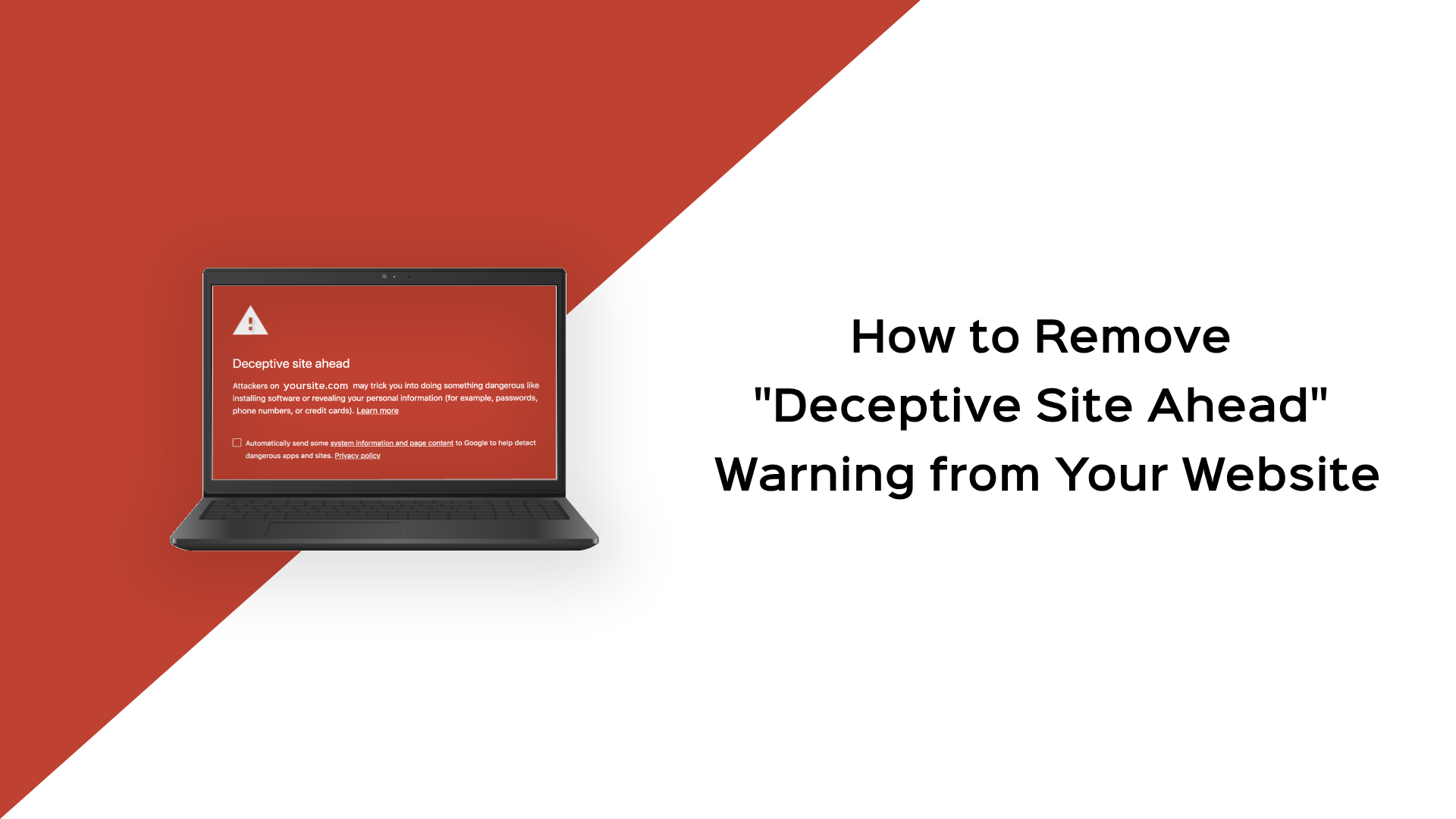 Deceptive Site Ahead Warning